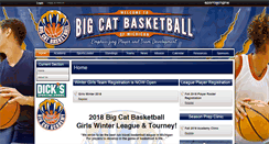 Desktop Screenshot of bigcatbasketball.com